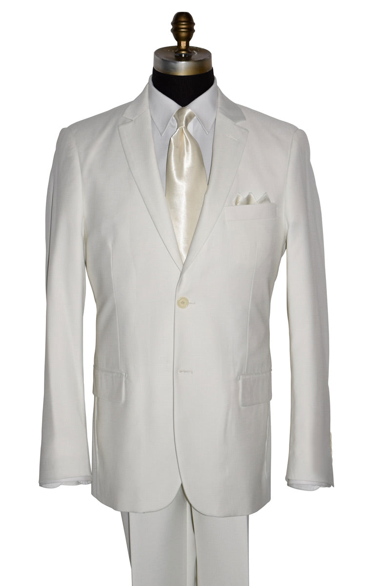 OFF WHITE-MEN'S LIGHT IVORY SUIT TAILORED FIT$#