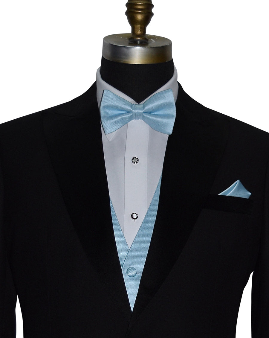 CAPRI BLUE POCKET HANDKERCHIEF #