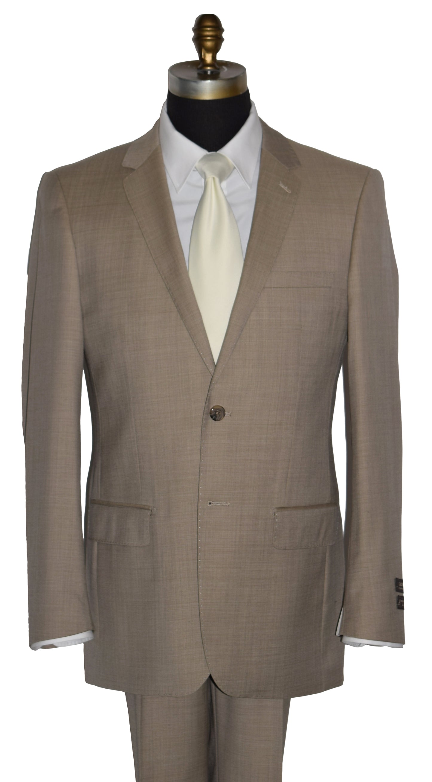 Tan Men's 2 Piece Suit