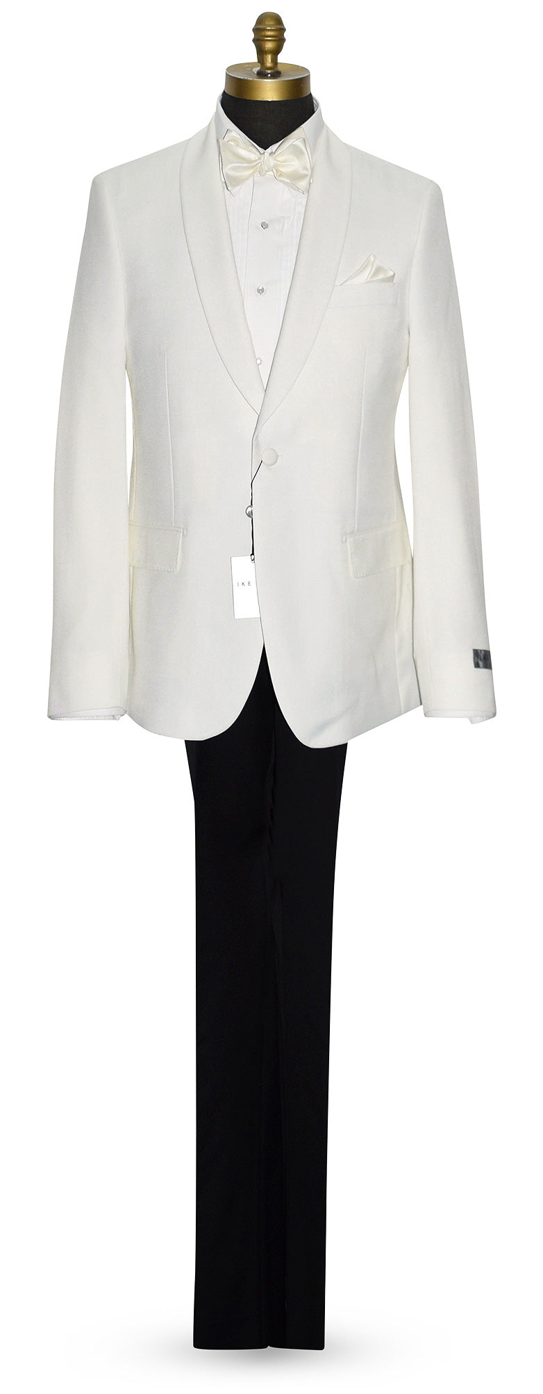 Ivory Shawl Collar Tuxedo Retail
