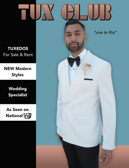 New Unique Ivory Tuxedo Styles for the New Season