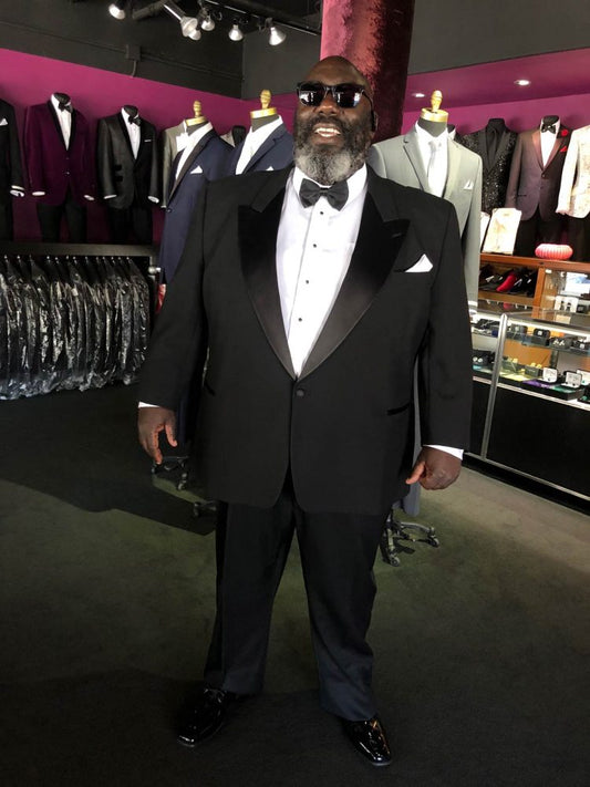 Big and Tall Suit and Tuxedo Rentals in Stock