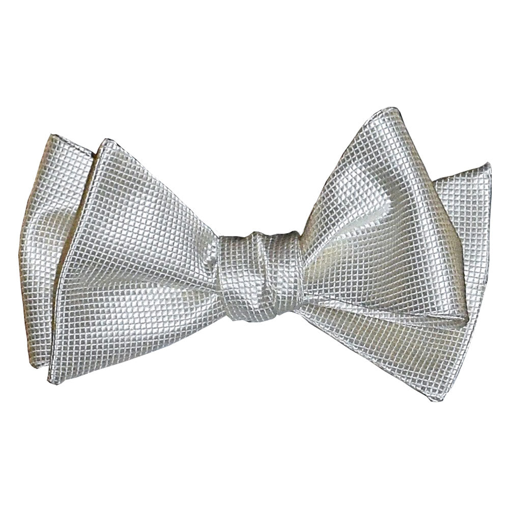 off-white tie-yourself bowtie with a white background