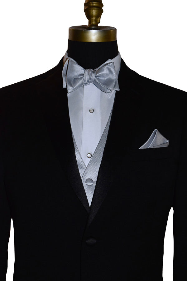SILVER POCKET HANDKERCHIEF #