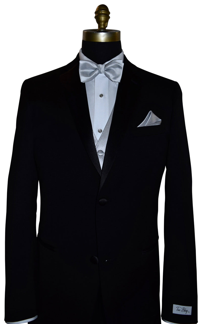 SILVER POCKET HANDKERCHIEF #
