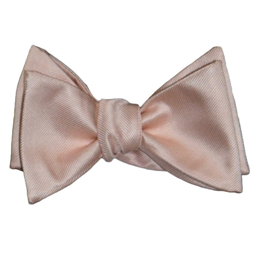 Petal color "tie-yourself" bow tie on a white background
