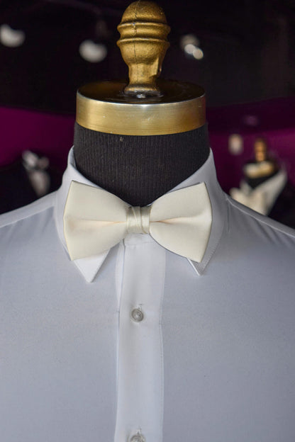 IVORY BOW, PRE-TIED #