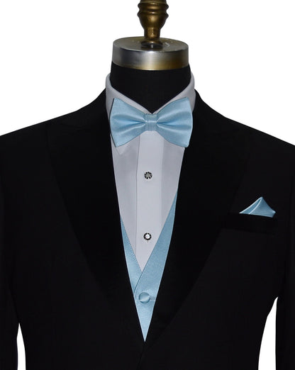 CAPRI BLUE POCKET HANDKERCHIEF #
