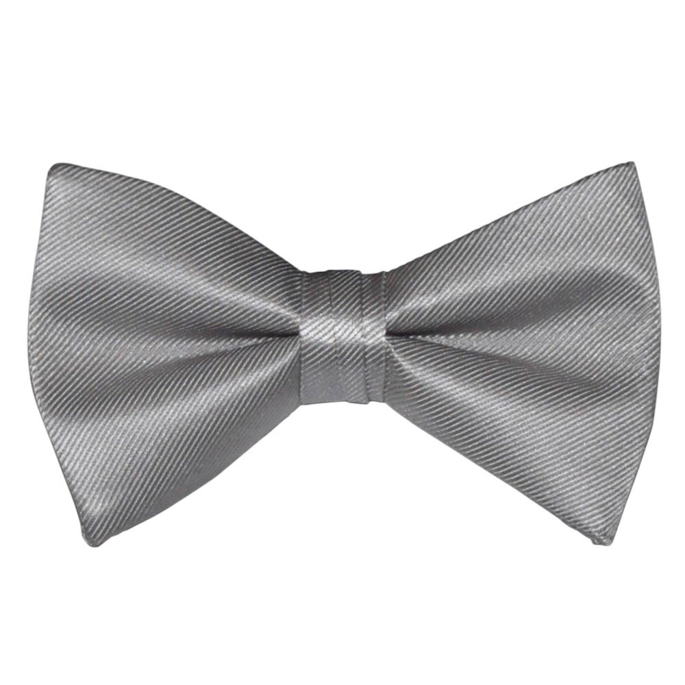moonlight-gray pre-tied bow tie on a white background