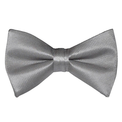 moonlight-gray pre-tied bow tie on a white background