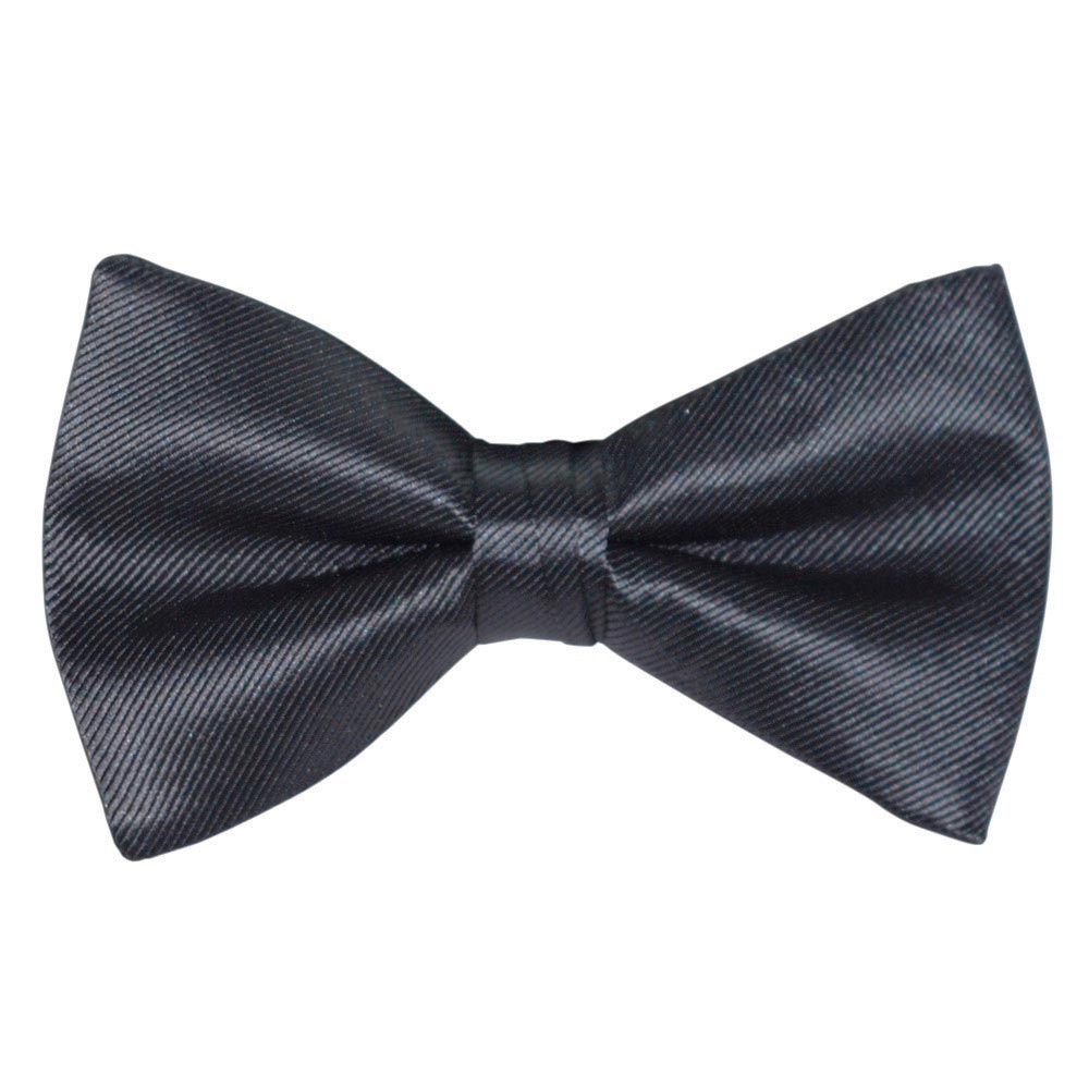 charcoal bow tie on a white background