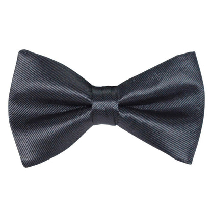 charcoal bow tie on a white background