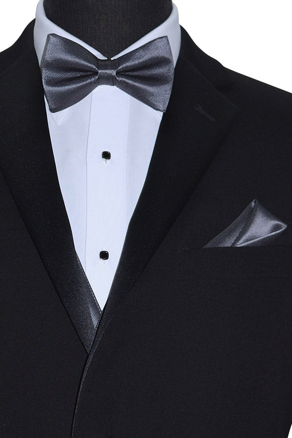 CHARCOAL POCKET HANDKERCHIEF #