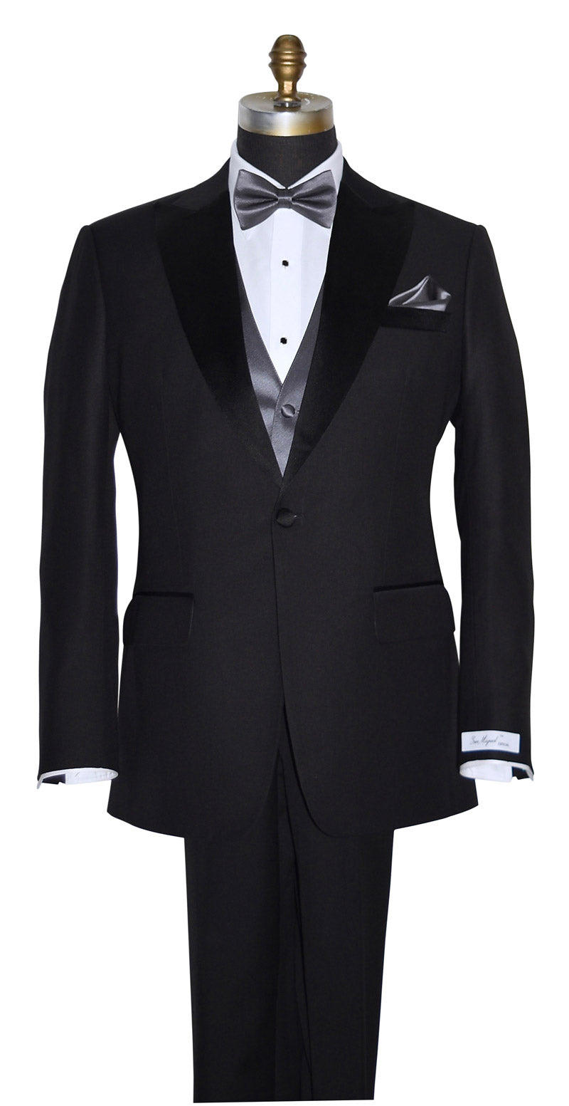 CHARCOAL POCKET HANDKERCHIEF #