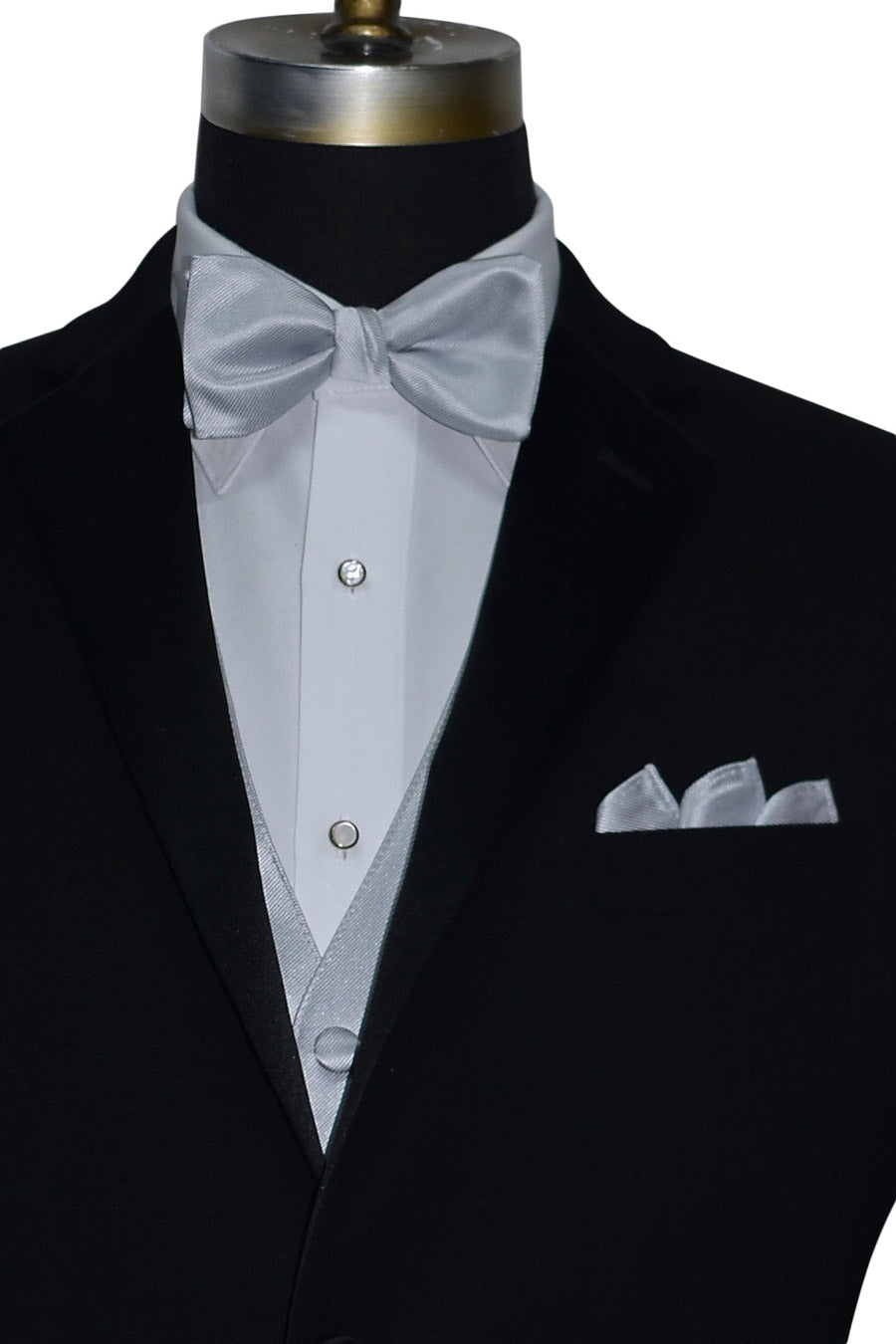 SILVER POCKET HANDKERCHIEF #