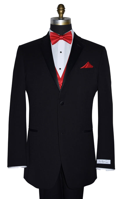 VALENTINA - RUBY RED POCKET HANDKERCHIEF #