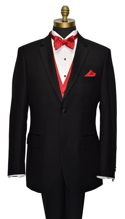 VALENTINA - RUBY RED POCKET HANDKERCHIEF #