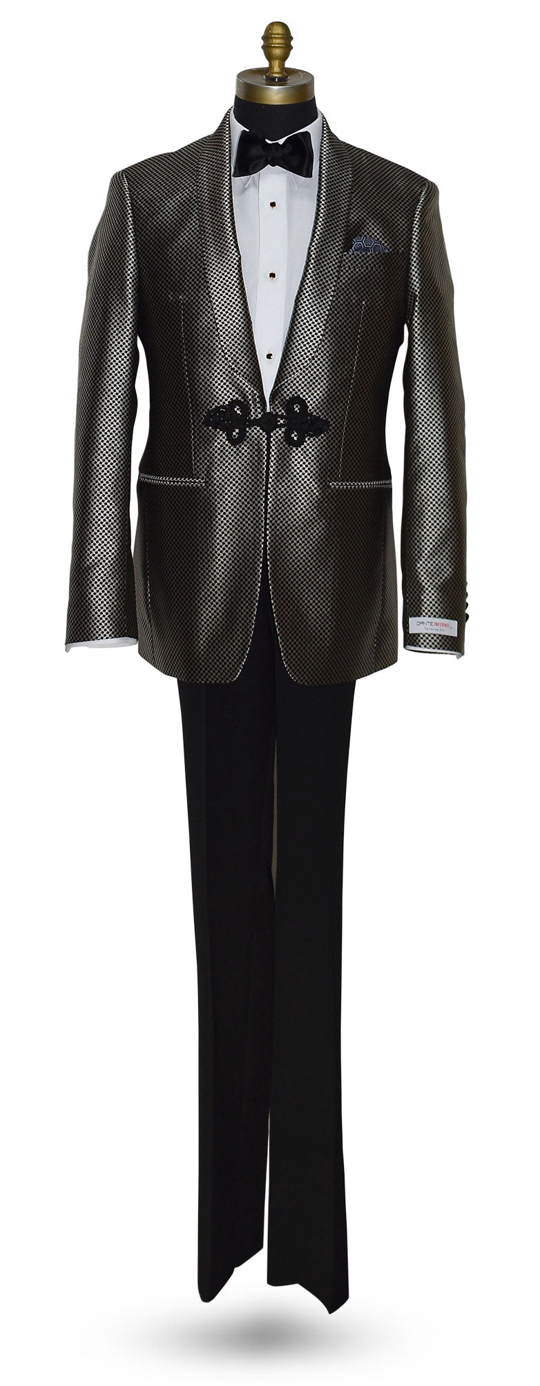 GOBI SAND AND BLACK SHAWL COLLAR$#