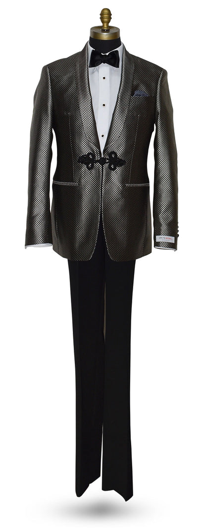 GOBI SAND AND BLACK SHAWL COLLAR$#