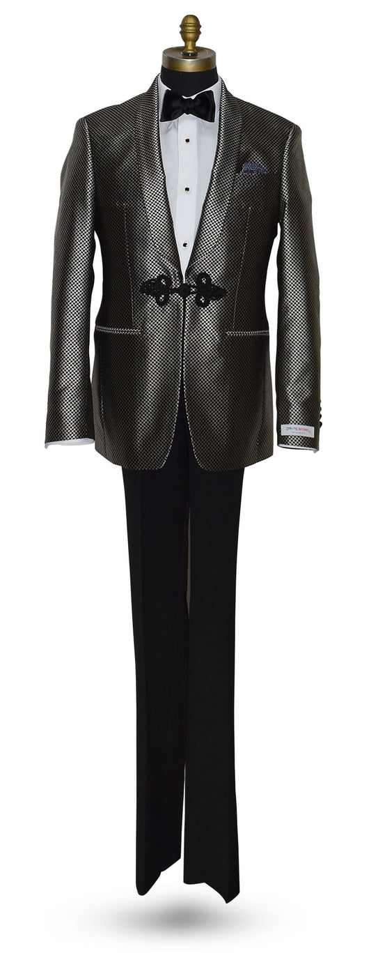 GOBI SAND AND BLACK SHAWL COLLAR$#