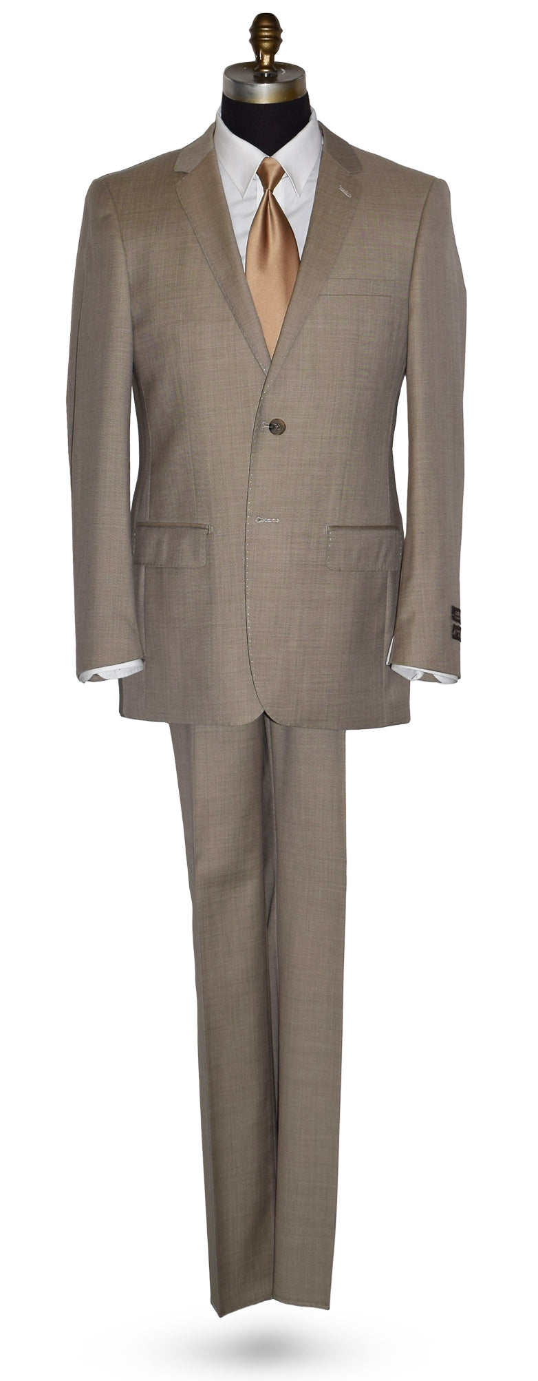 Tan Men's 2 Piece Suit