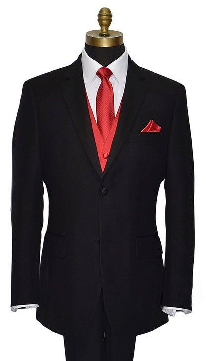 VALENTINA - RUBY RED POCKET HANDKERCHIEF #