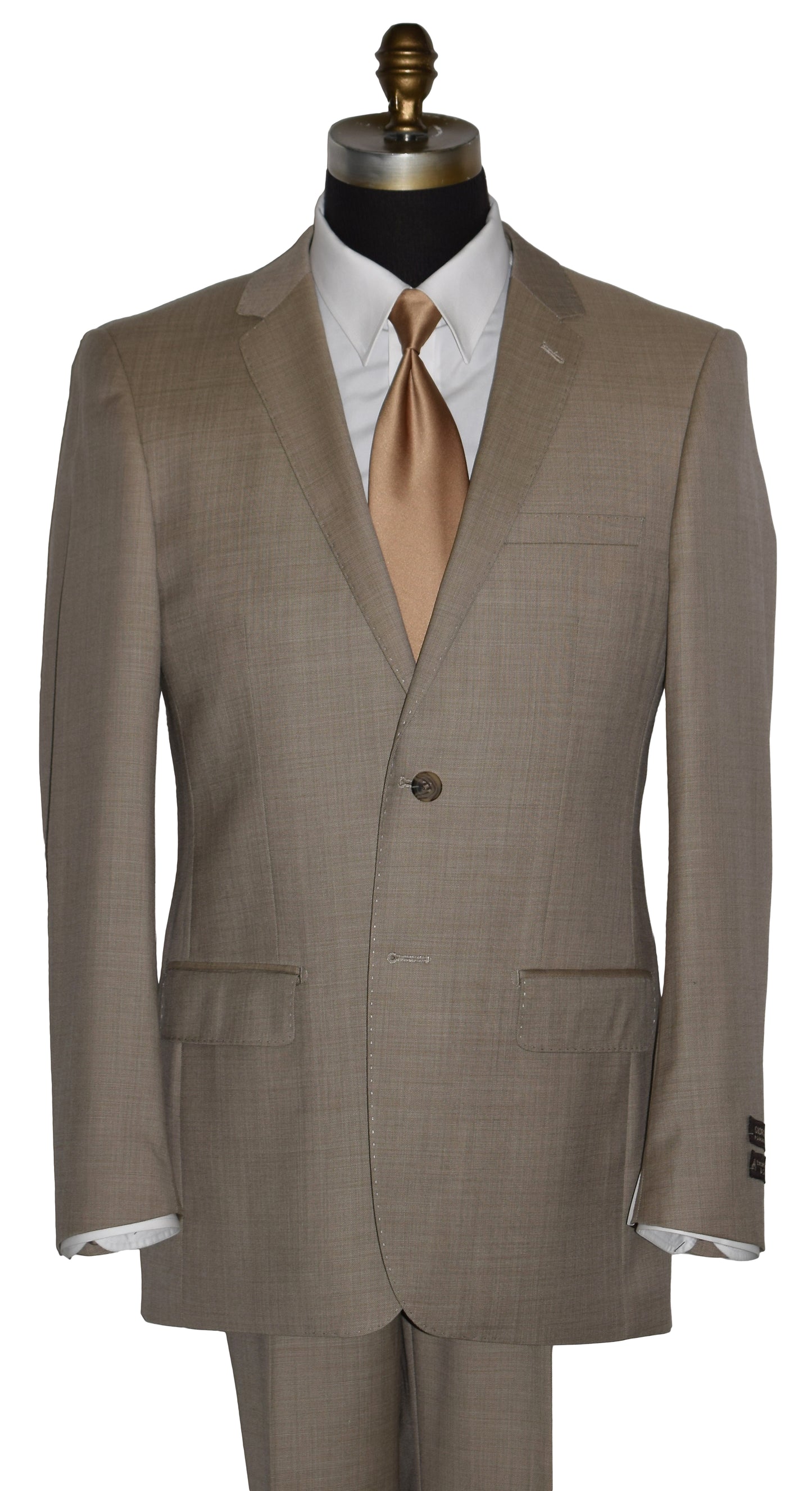 Tan Men's 2 Piece Suit