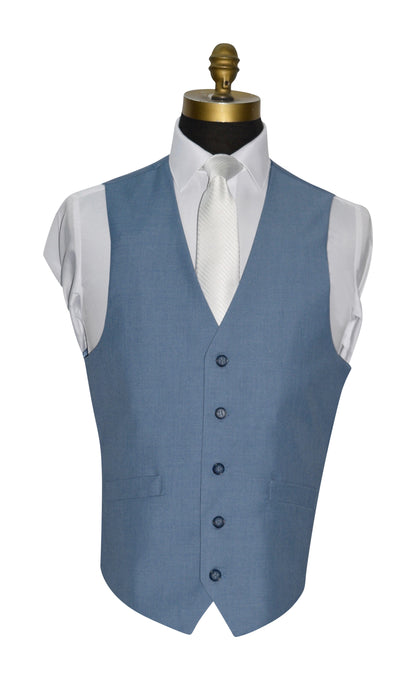 Blue Mens 3-Piece Suit (Vest Optional)
