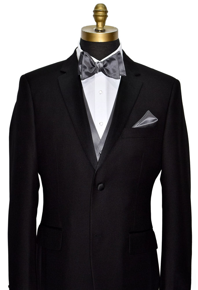 CHARCOAL POCKET HANDKERCHIEF #