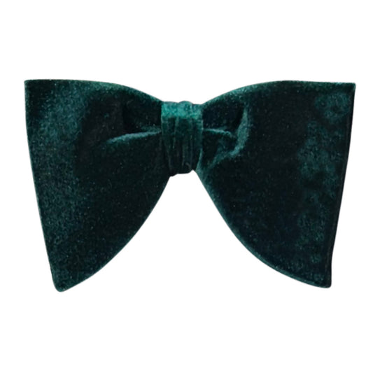 bowtie green-velvet pre-tied bowtie