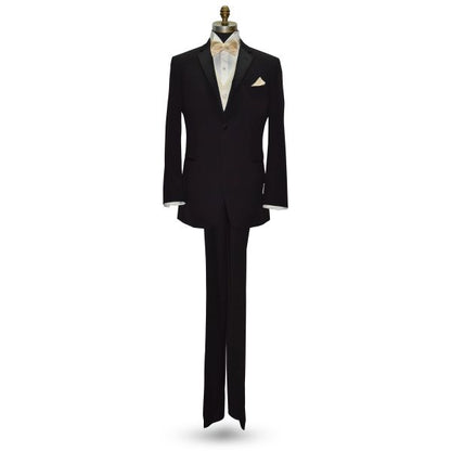 Champagne Bow Tie and Pocket Hankie -SELF TIE #