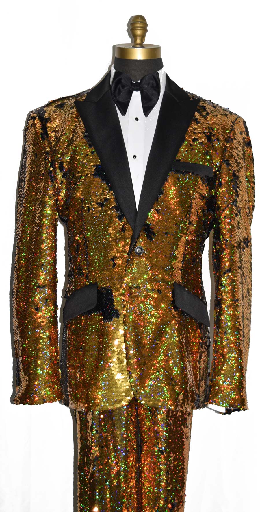 Gold Sequins Tuxedo - pants optional$@