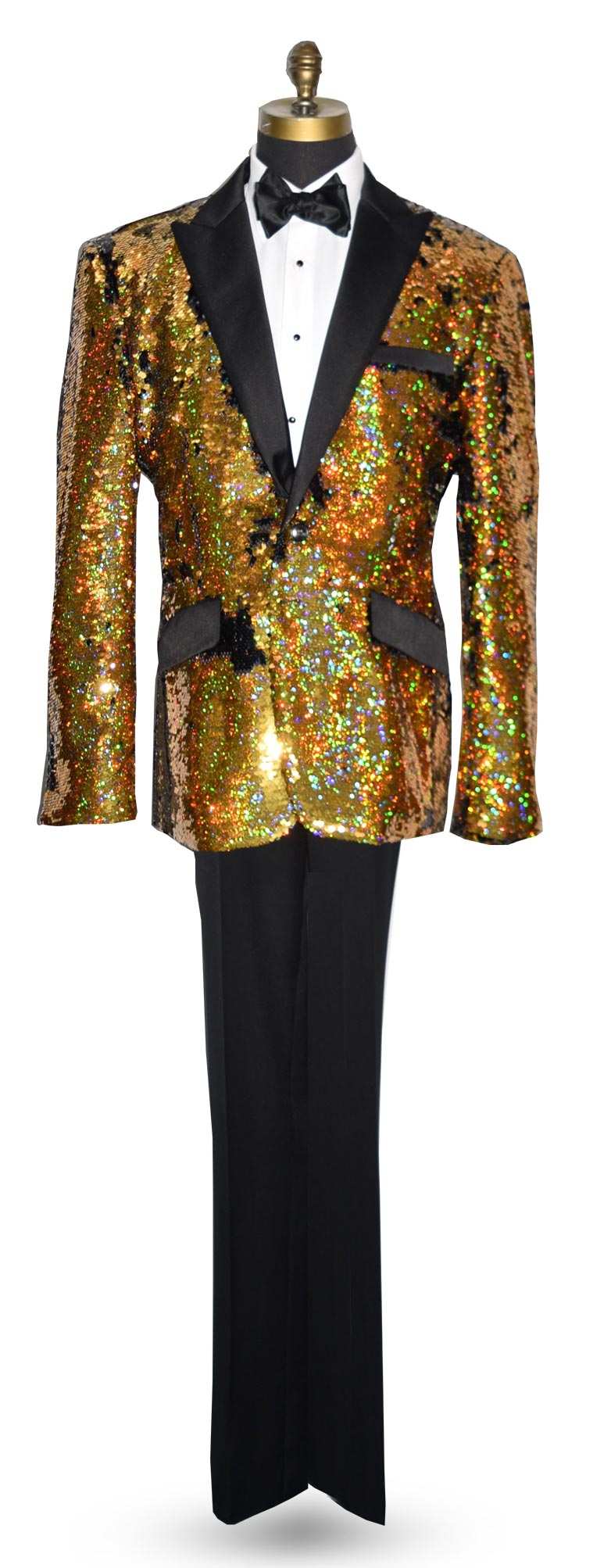 Gold Sequins Tuxedo - pants optional$@