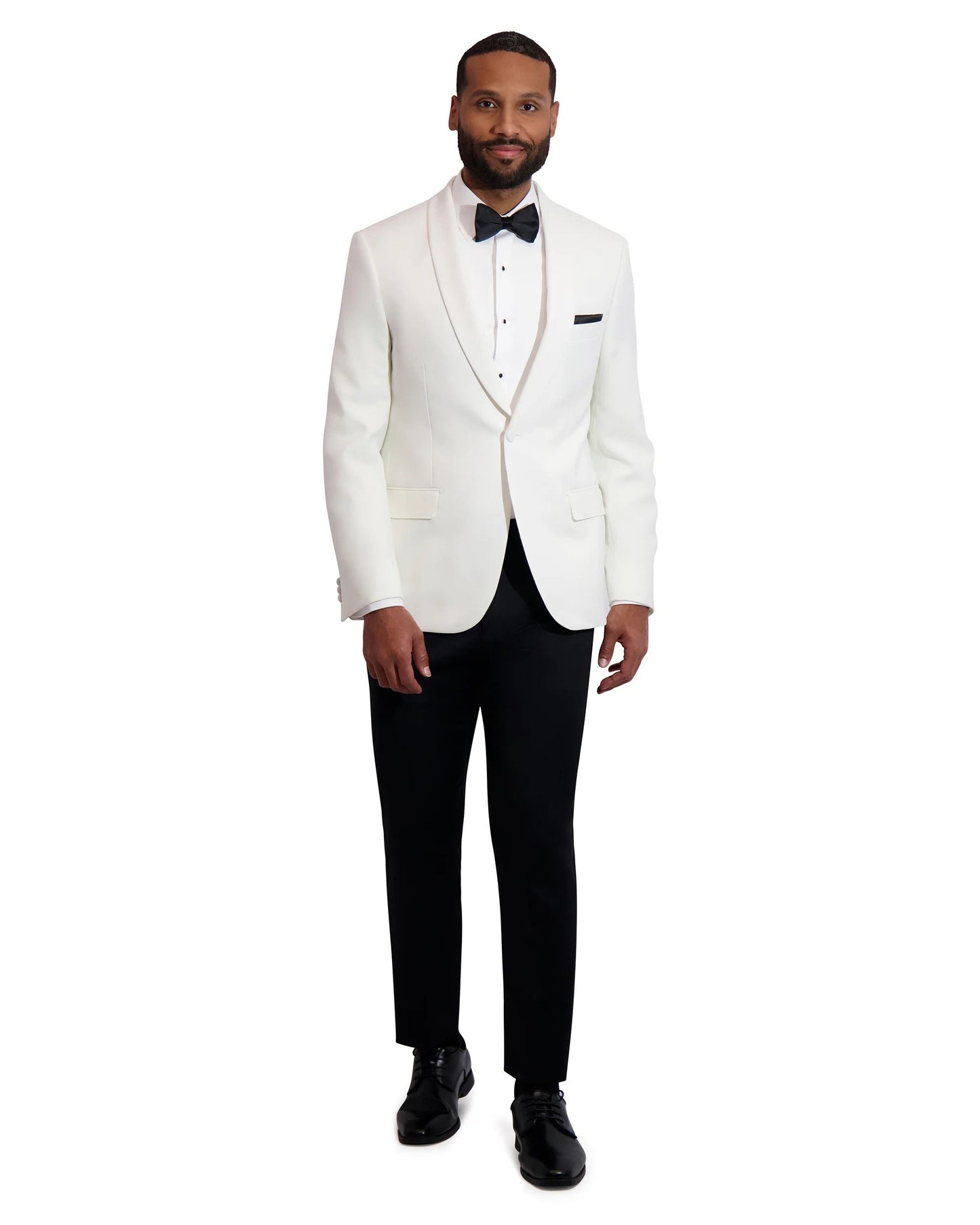 Ivory Shawl Collar Tuxedo Retail