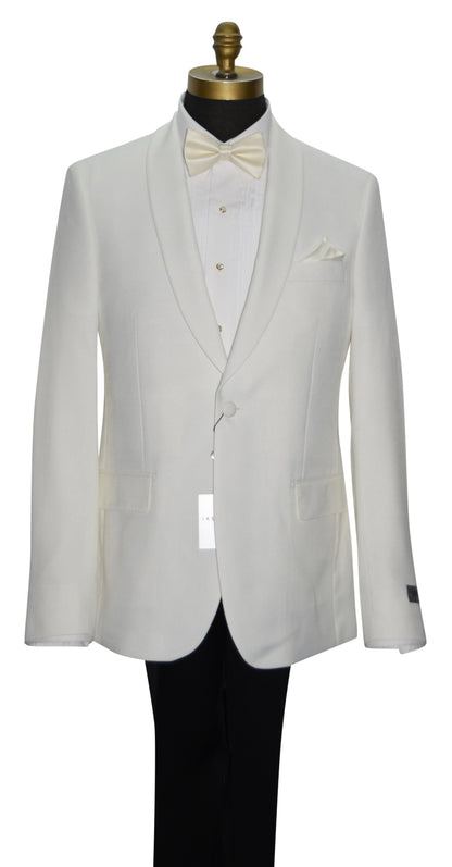 Ivory Shawl Collar Tuxedo Retail