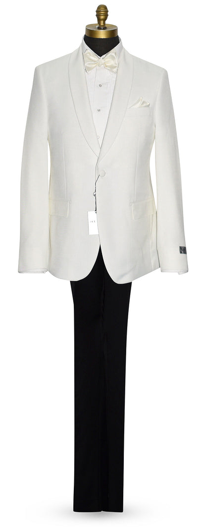 Ivory Shawl Collar Tuxedo Retail