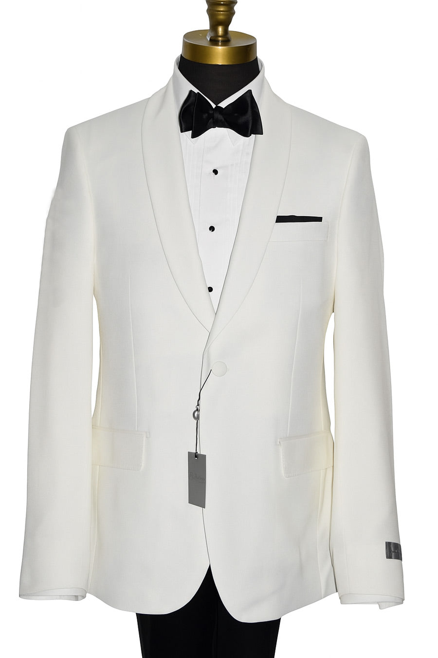 Ivory Shawl Collar Tuxedo Retail