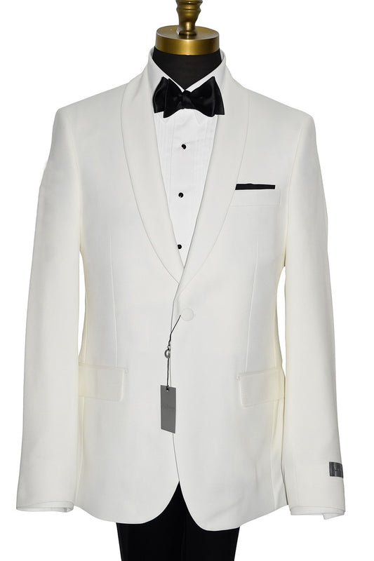 Ivory Shawl Collar Tuxedo Retail