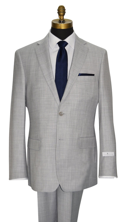 Light Gray Men's 2-Piece Suit - Vest Optional