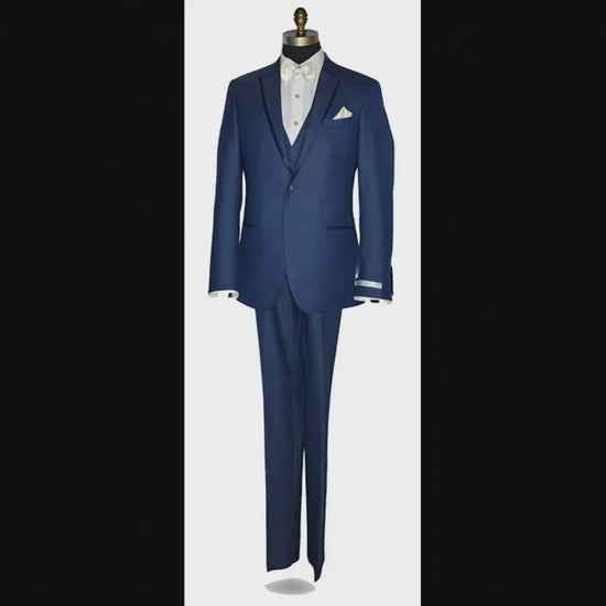 3D Model Video Blue Tuxedo 