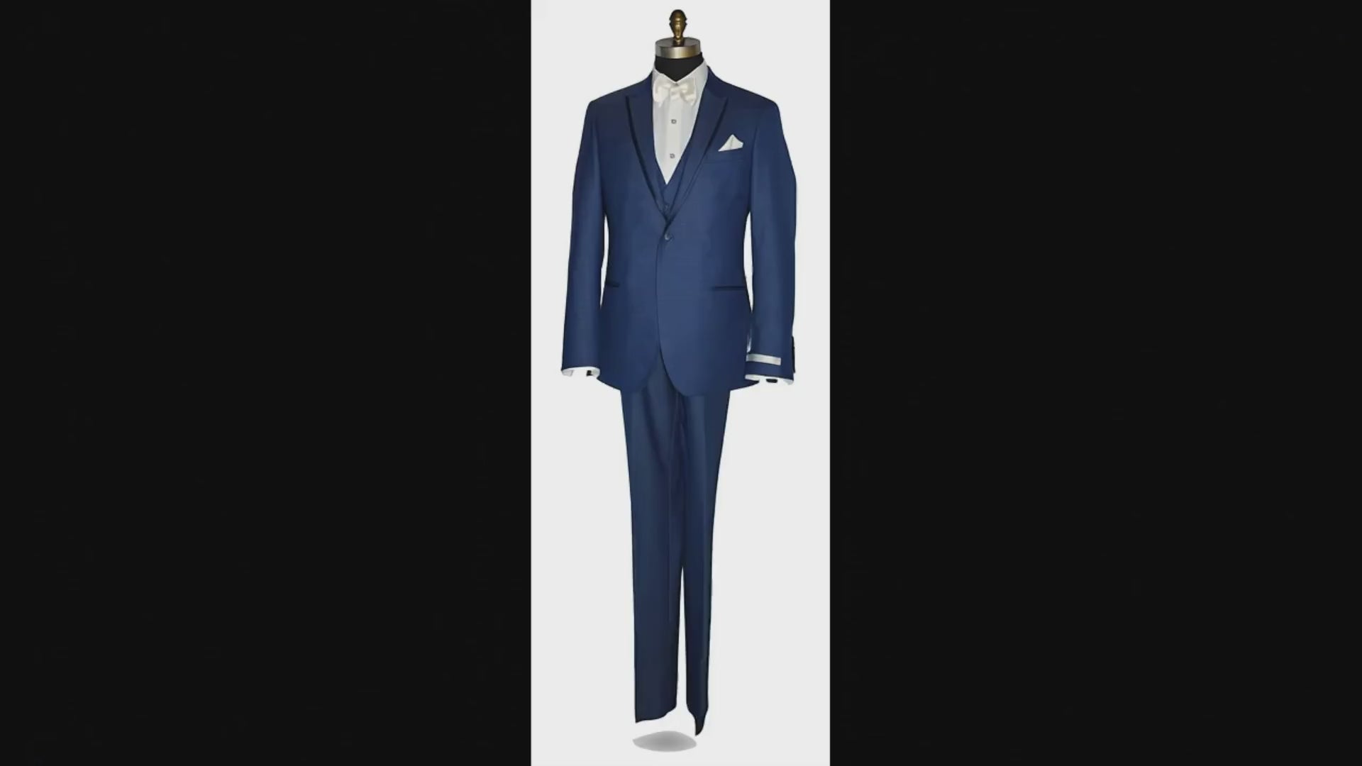 3D Model Video Blue Tuxedo 
