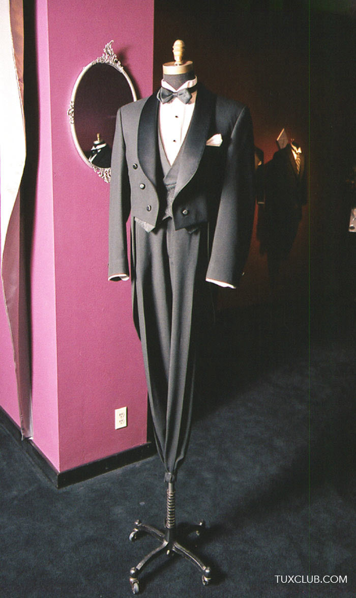 Black Tailcoat for White Tie Rental