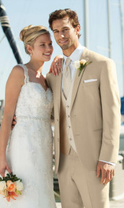 Tan Wedding Suit