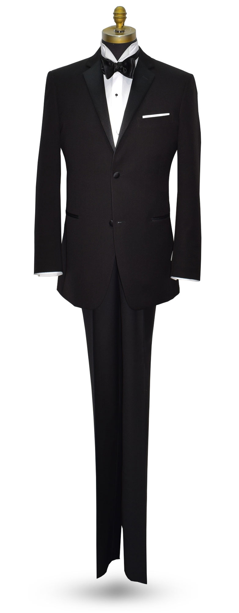 Notch Lapel Black Tuxedo - Tux Shop | Tuxedo Rentals | Suit Rentals ...