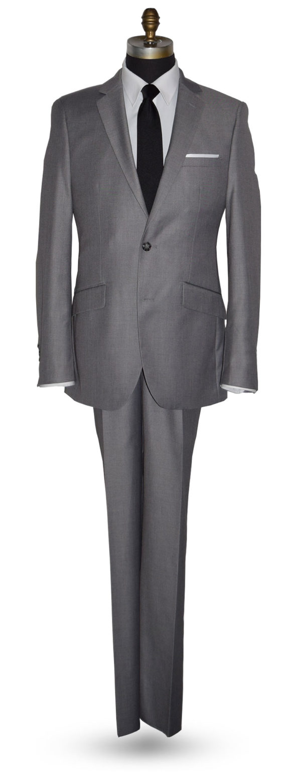 Medium Gray Suit Slim Fit and Modern Fit Tux Shop Tuxedo Rentals