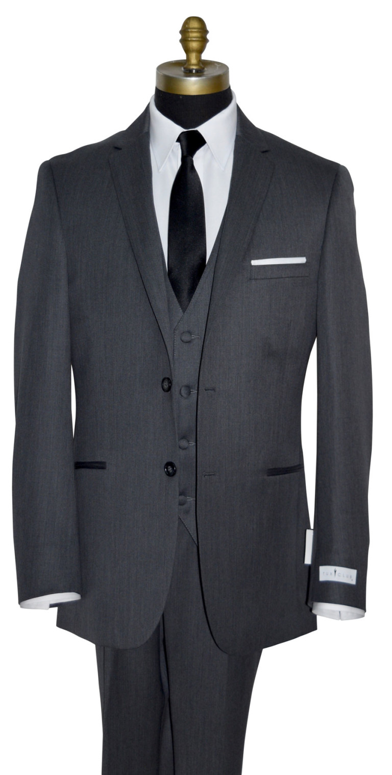 Michael Koors Slim Fit Charcoal Suit