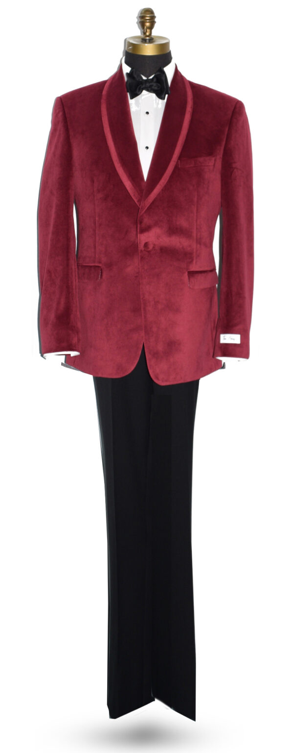 Ruby Red Dinner Jacket - Tux Shop 