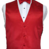 Ruby Red Tuxedo Vest
