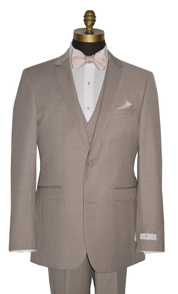 Sand Summer Wedding Suit and Tuxedo